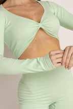 Top serenity verde menta